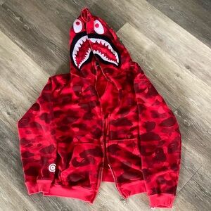 BAPE Red Camo Hoodie